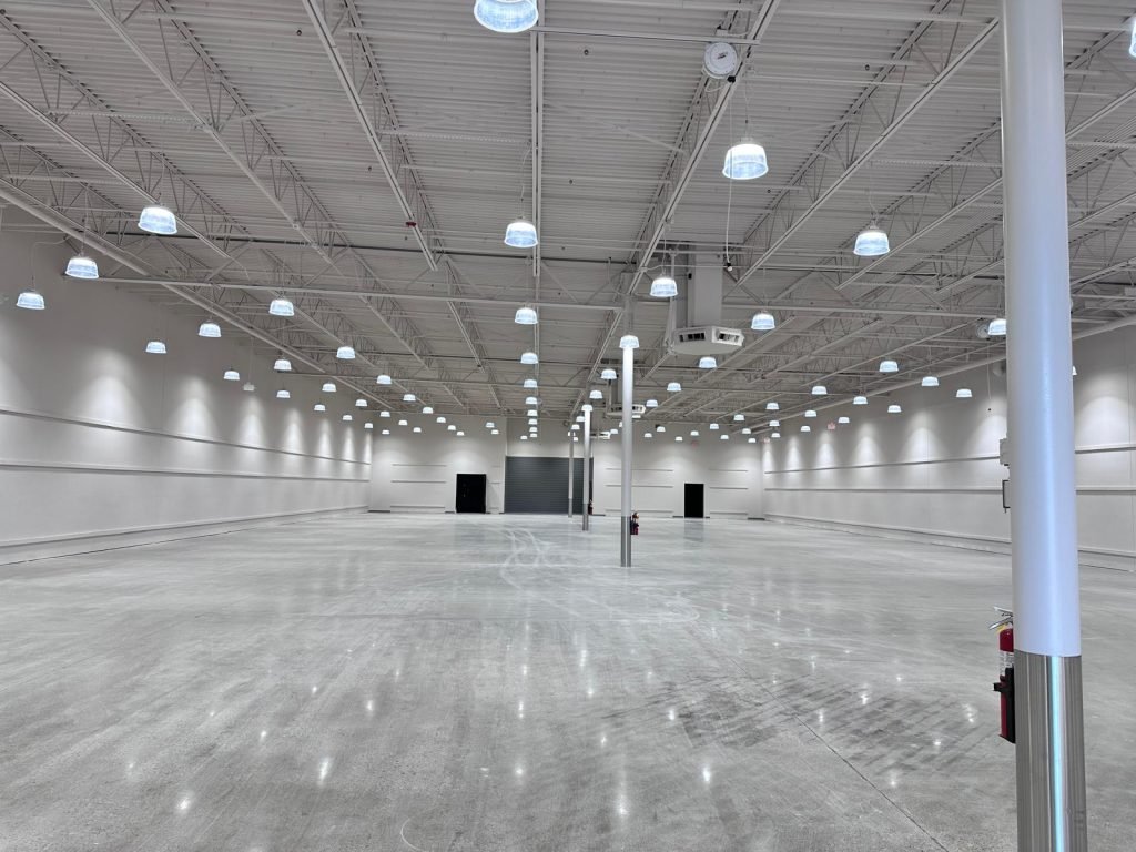 Commercial interior space painting