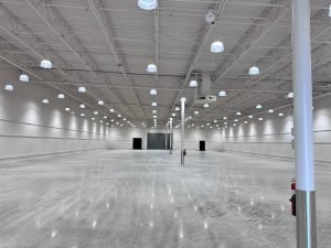 Commercial interior space painting