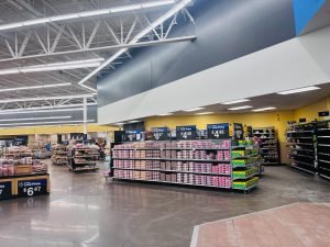Commercial grocery store interior painting