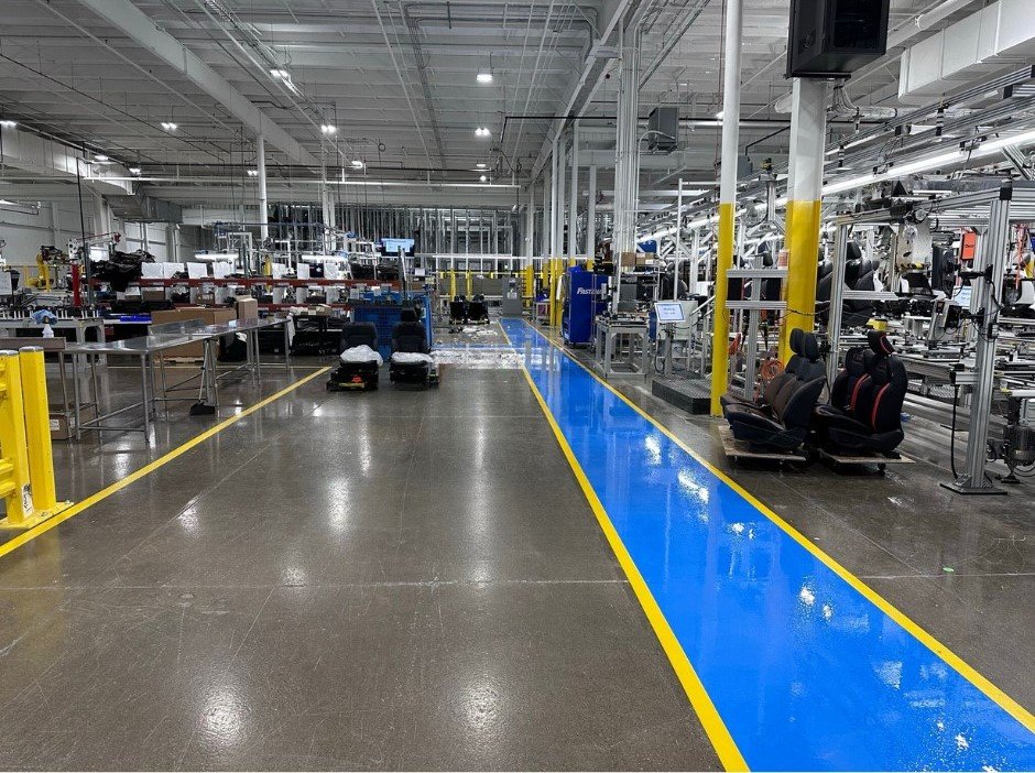 Interior Industrial Painting near michigan