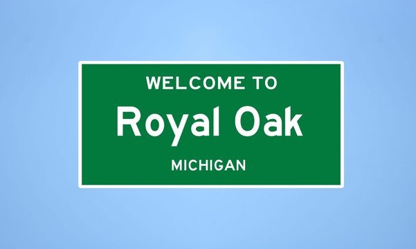 Royal oak sign board