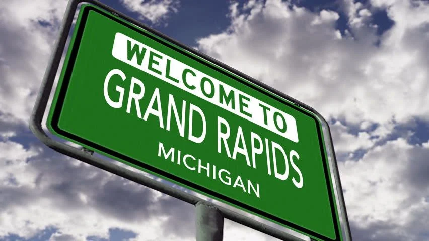 Grand Rapids City Sign