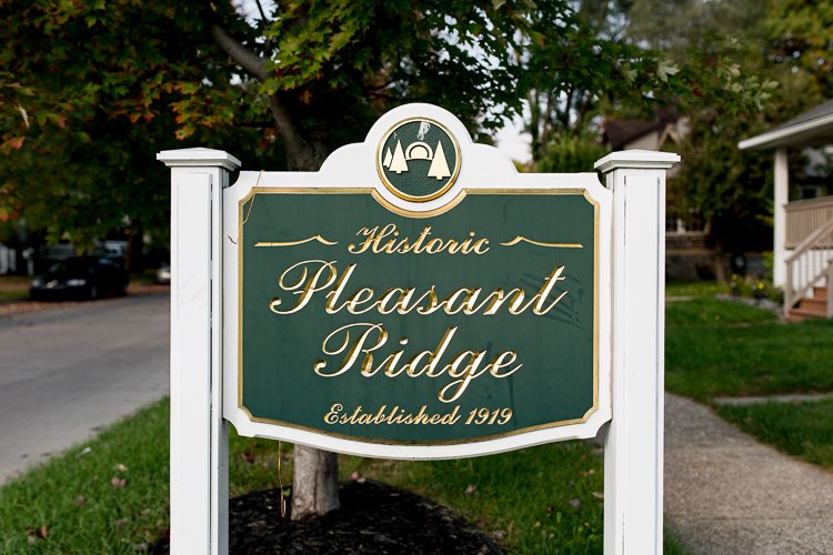 Pleasant Ridge city sign
