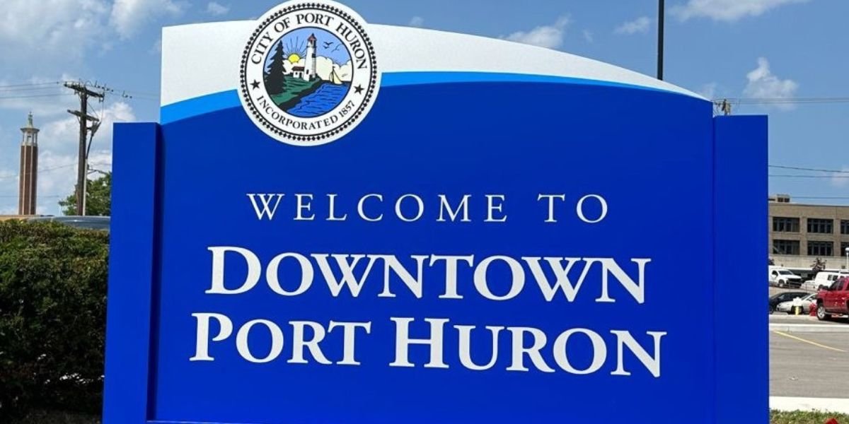 Port Huron City Sign