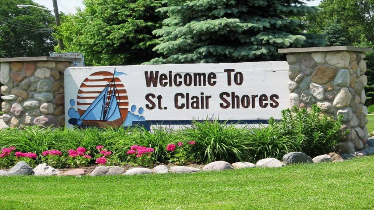 St. Clair Shores City sign