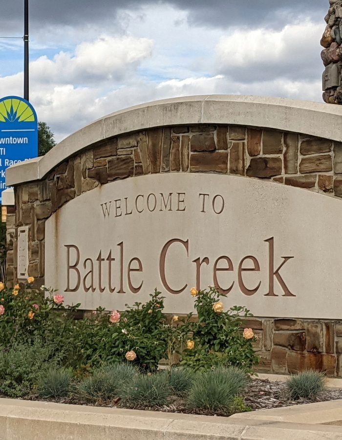 Battle Creek City Sign