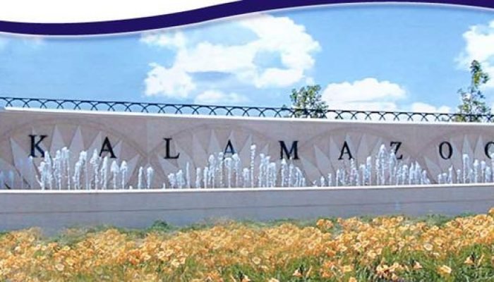 Kalamazoo city sign