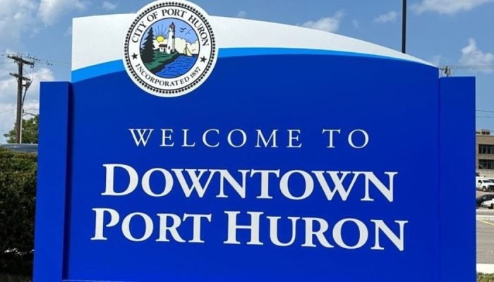 Port Huron City Sign