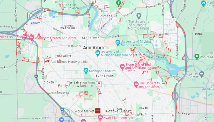 Ann Arbor Map